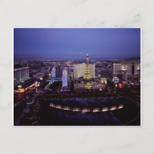Las Vegas Strip Luchtfoto Casino Gokstad Stad Briefkaart