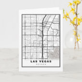 Las Vegas Strip Map Kaart (Gele Bloem)