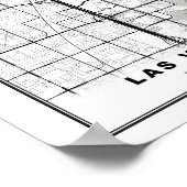 Las Vegas Strip Map Poster (Hoek)