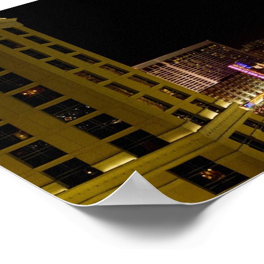 Las Vegas Strip nevada panorama Poster (Hoek)