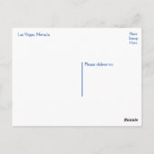 Las Vegas Strip Nevada Verenigde Staten Amerika Briefkaart (Achterkant)