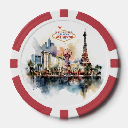 Las Vegas Strip Poker Chips (Voorkant)