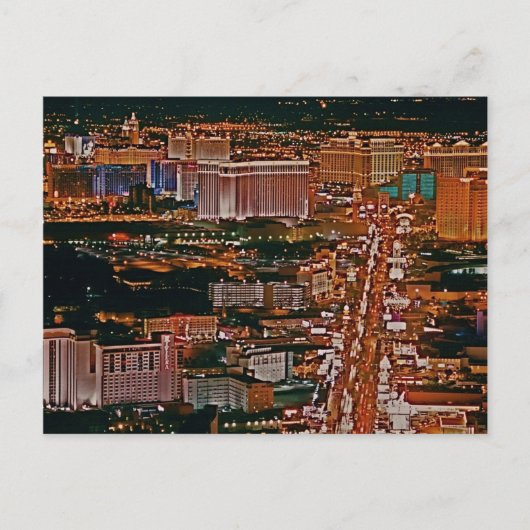 Las Vegas Strip Post Card Briefkaart (Voorkant)