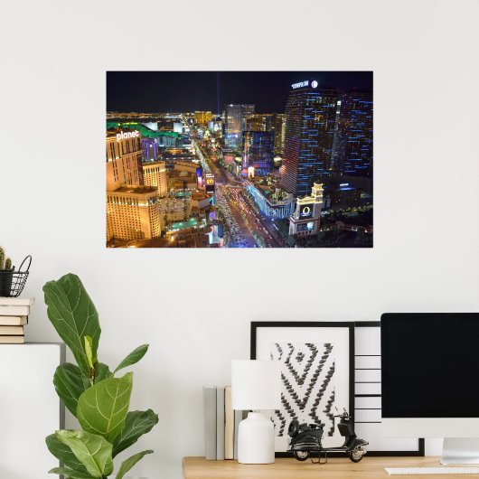 Las Vegas Strip Poster (Thuiskantoor)