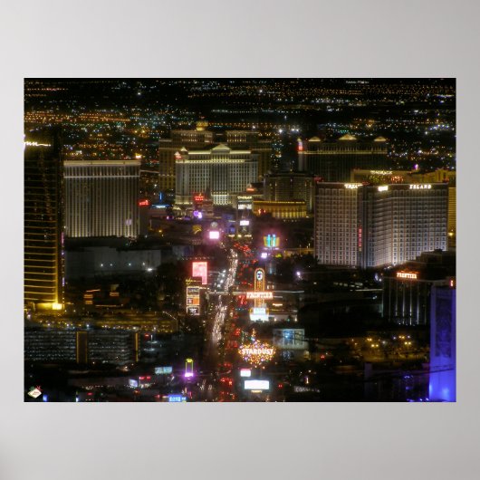 Las Vegas Strip Poster Print (Voorkant)