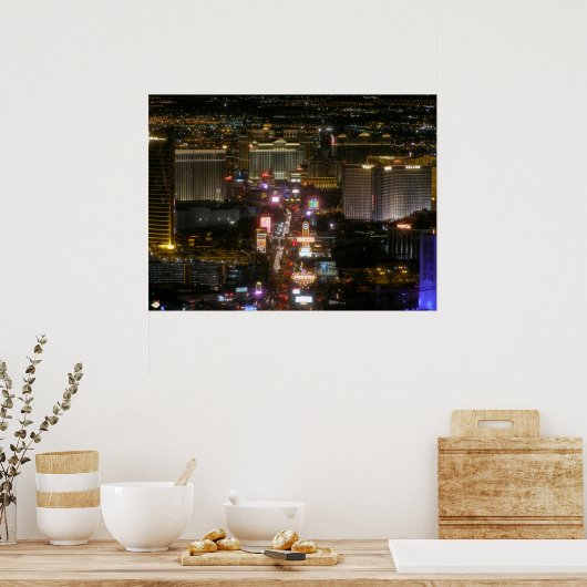 Las Vegas Strip Poster Print (Keuken)