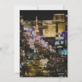 Las Vegas Strip Sign 21st Birthday Kaart (Achterkant)