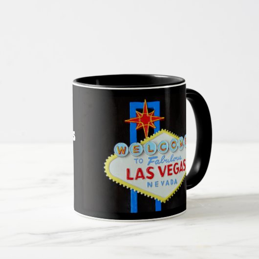 Las Vegas Strip Sign. Mok (Voorkant rechts)