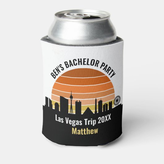 Las Vegas Strip Sunset Aangepaste Vakantie Blikjeskoeler (Blikje Achterkant)