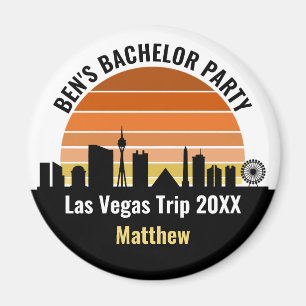 Las Vegas Strip Sunset Aangepaste Vakantie Magneet