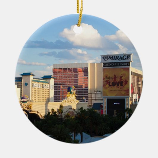 Las Vegas Strip Sunset Ornament (Voorkant)
