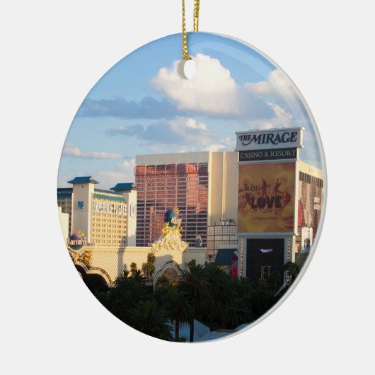 Las Vegas Strip Sunset Ornament (Links)