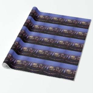 Las Vegas Strip Uitzicht Casino Gambling City Cadeaupapier
