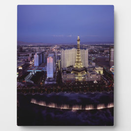 Las Vegas Strip Uitzicht Casino Gambling City Fotoplaat