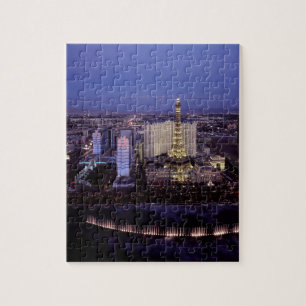 Las Vegas Strip Uitzicht Casino Gambling City Legpuzzel