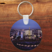 Las Vegas Strip Uitzicht Casino Gambling City Sleutelhanger (Voorkant)