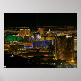Las Vegas Strip Uitzicht Poster