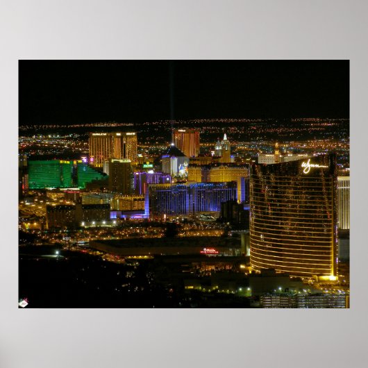 Las Vegas Strip Uitzicht Poster (Voorkant)