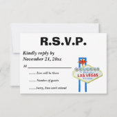 Las Vegas Strip Uitzicht RSVP bijlage (Achterkant)
