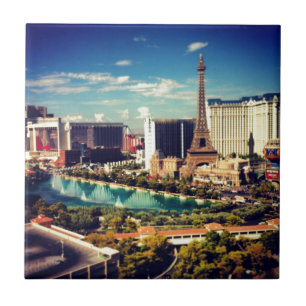 Las Vegas Strip Uitzicht Tegeltje