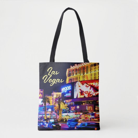 Las Vegas Strip Women's Canvas tas (Voorkant)