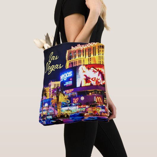 Las Vegas Strip Women's Canvas tas (Dichtbij)