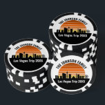 Las Vegas Strip Zonsondergang Aangepaste Feest Poker Chips<br><div class="desc">Cool aangepaste Las Vegas skyline bij zonsondergang pokerfiches voor uw gezinsvakantie of vrijgezellenfeest trip naar de stad van lichten. Gokken van zonsopgang tot zonsondergang in deze stad en onthoud het met dit aandenken.</div>