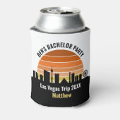 Las Vegas Strip Zonsondergang Aangepaste Vakantie Blikjeskoeler (Blikje Achterkant)
