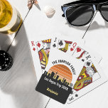 Las Vegas Strip Zonsondergang Aangepaste Vakantie Pokerkaarten<br><div class="desc">Cool aangepaste Las Vegas skyline bij zonsondergang speelkaarten voor uw gezinsvakantie of vrijgezellenfeest trip naar de stad van lichten. Gokken van zonsopgang tot zonsondergang in deze stad en onthoud het met dit aandenken.</div>
