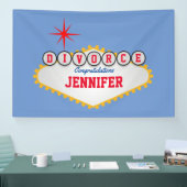 Las Vegas style Divorce Party Spandoek (Beurs)