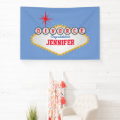 Las Vegas style Divorce Party Spandoek (Insitu)