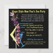 Las Vegas Style New Year's Eve Party Kaart (Voorkant)