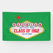 Las Vegas Style Reunion Personaliseren Spandoek (Horizontaal)