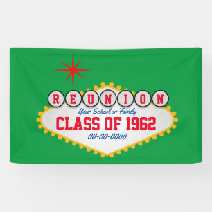 Las Vegas Style Reunion Personaliseren Spandoek