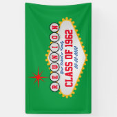 Las Vegas Style Reunion Personaliseren Spandoek (Verticaal)