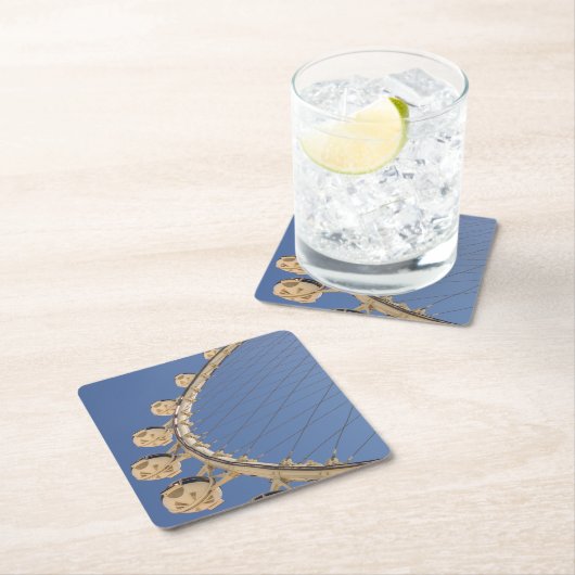 Las Vegas Style Stone Kartonnen Onderzetters (Insitu)