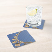 Las Vegas Style Stone Square Kartonnen Onderzetters (Insitu)