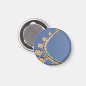 Las Vegas Style Stone Square Magneet (Voorkant / Achterkant)