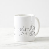 Las Vegas Stylized Skyline Koffiemok (Voorkant rechts)