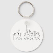 Las Vegas Stylized Skyline Sleutelhanger (Voorkant)