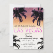 Las Vegas Summer Girls Weekend vrijgezellenfeest Kaart (Voorkant)