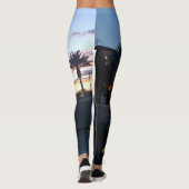 Las Vegas Sunset Leggings beroemd gemaakt door HAS (Achterkant)