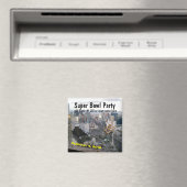 Las Vegas Super Football Party met showgirl Magneet (Insitu (Vaatwasser))