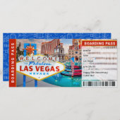 Las Vegas Surprise Trip boarding Pass Cicket (Voorkant / Achterkant)