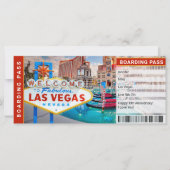 Las Vegas Surprise Trip boarding Pass Cicket (Voorkant)