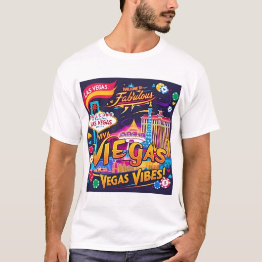 LAS VEGAS T-SHIRT (Voorkant)