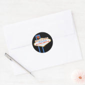 Las Vegas teken Bachelorette Party Favor Stickers (Envelop)