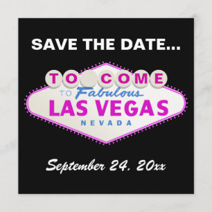 Las Vegas teken bestemming bruiloft Save the Date