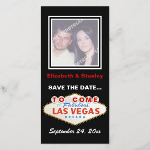 Las Vegas teken bestemming bruiloft Save the Date
