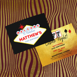 Las Vegas teken casino nachtfeest Kaart